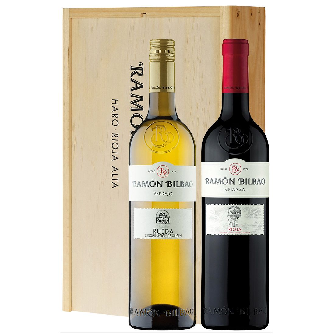Ramon Bilbao geschenkkist Verdejo en Crianza