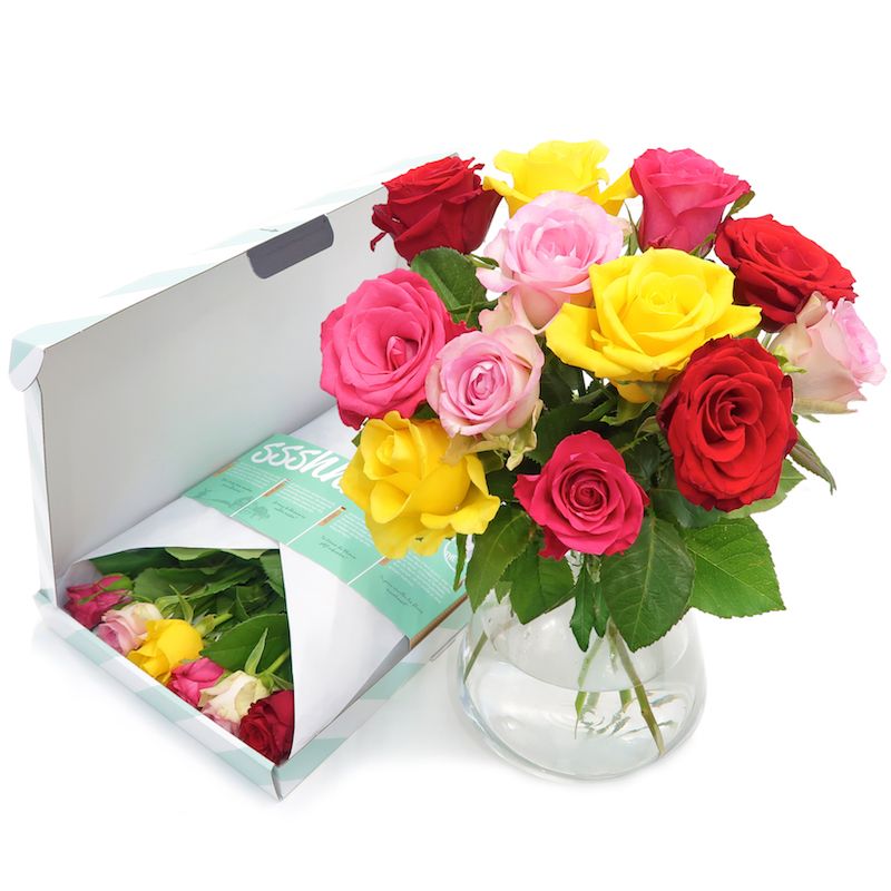 Mix Brievenbusrozen brievenbusbloemen