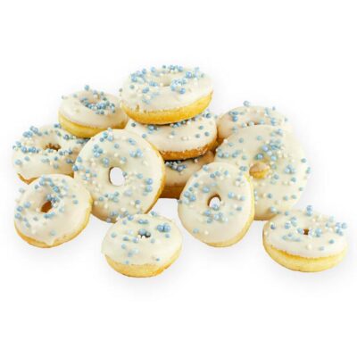 Donuts wit blauw