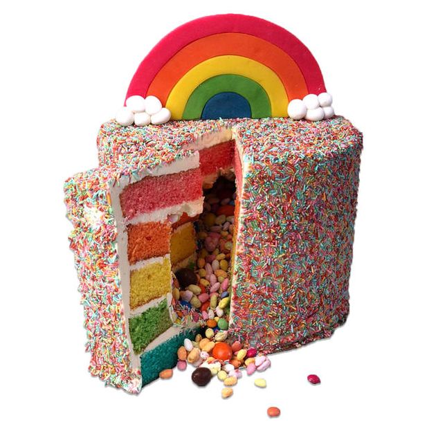 Regenboog Layer Cake
